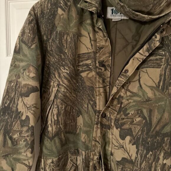 Vintage 10X Gore-Tex Rainwear Men's Hunting Coveralls W/hood Camo USA Realtree M - Picture 6 of 16